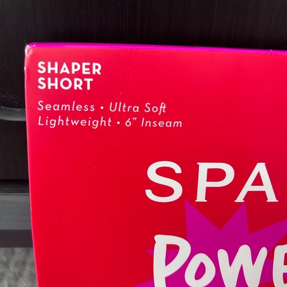 Spanx Power Short Shaper Ultra Soft Seamless Lightweight 6" Inseam Nude Large - Picture 2 of 5